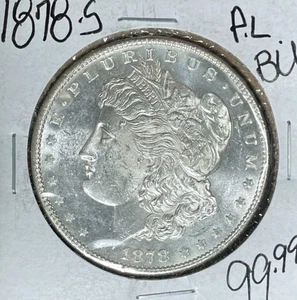1878-S MORGAN SILVER DOLLAR ~ BU P.L ~NICE COIN~ - Picture 1 of 2