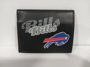 Buffalo Bills Officially Licensed NFL Fold Faux Leather Wallet - Picture 1 of 9