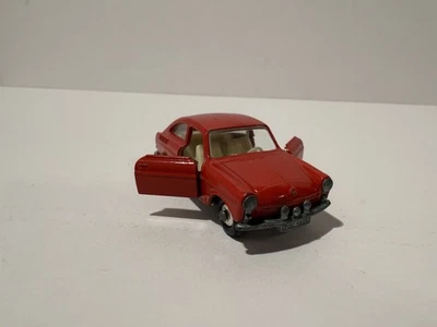 Caja de cerillas Lesney Volkswagen 1600 TL Nº67 1968 vintage - roja - hecha en Inglaterra Foto 1 de 4