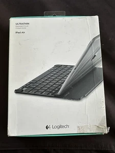 Logitech Ultrathin Apple iPad Air 2 Magnetic Clip On Keyboard Cover Case - Picture 1 of 4
