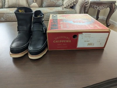 Botas de Ingeniero Chippewa 1901M07 7 pulgadas Cuero Aceitado Cuero de Vaca Highlander Usadas Foto 1 de 4