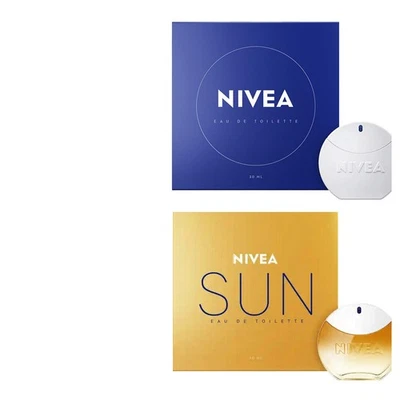 2tlg. Duft-Set | NIVEA Eau de Toilette EdT Sun & Creme - Duft | Sonnig & pudrig - Bild 1 von 4