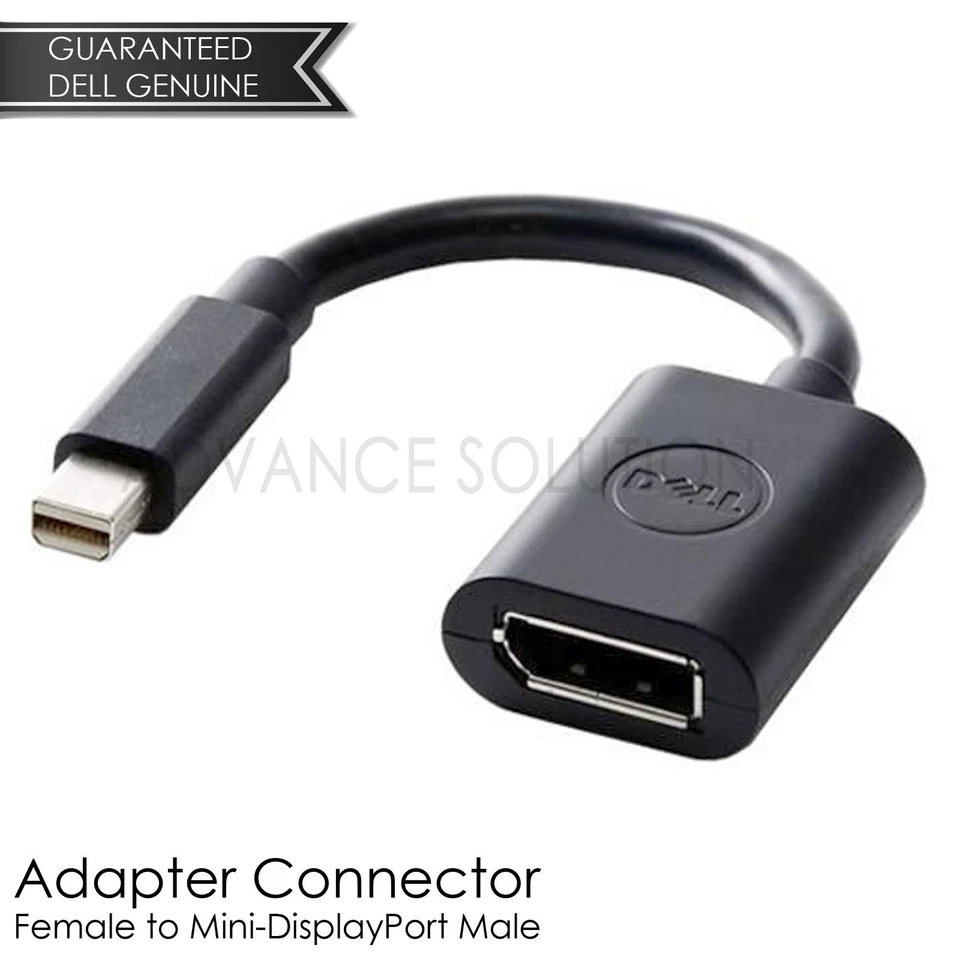 Dell Genuine 857GN Mini DisplayPort to DisplayPort Adapter Dongle Cable - Image 1 of 4