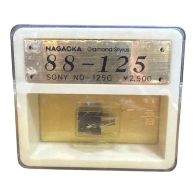 NAGAOKA 88-125 Diamond Stylus para Sony ND-125G Compatible Usado Foto 1 de 4