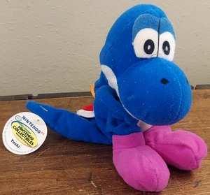 Blue Yoshi Super Mario Bros. Nintendo 64 N64 Plush Stuffed Animal Figure BD&A - Picture 1 of 5
