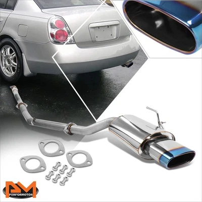 Sistema de escape Catback punta silenciador quemada para 02-06 Altima 2,5 L QR25DE 5,75x3" Foto 1 de 4