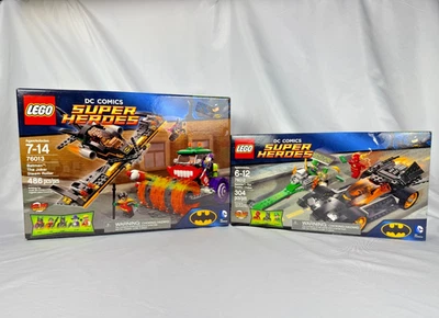 LEGO Batman: The Riddler Chase (76012) + The Joker Steam Roller (76013) – New - Image 1 of 4