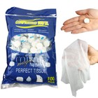 100PC Travel Magic Tissue Portable Compressed Towels Eco Friendly Biodegradable 