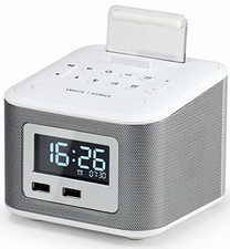 Alarm Clock Radio,Wireless Bluetooth Speaker,Digital Alarm Clock Usb Charger for