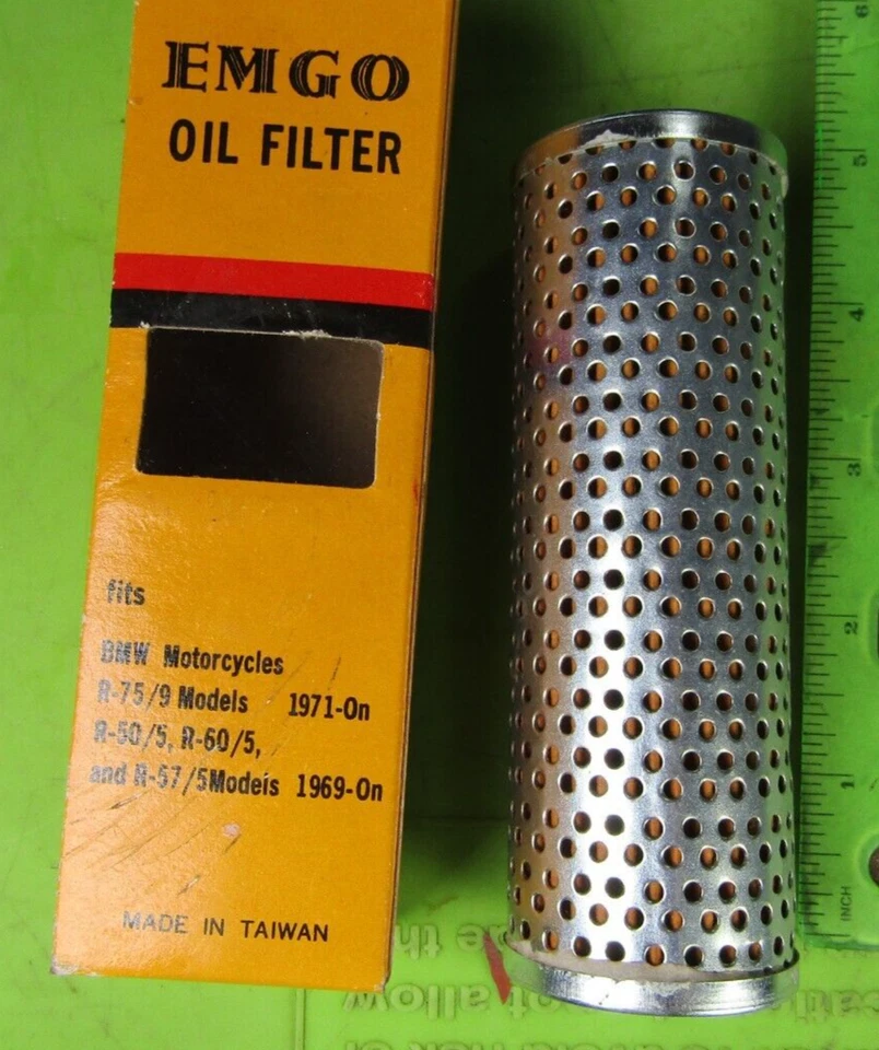 Filtro de aceite 1969-up BMW R50 R60 R80 R75 R90S R100 Emgo p/n 11421253919 o PM 2099 Foto 1 de 2