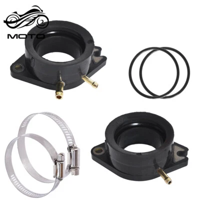 Carburetor Intake Manifold Carb Boots FOR Yamaha Virago XV700 XV750 XV920 XV1100 - Image 1 of 4