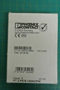 PHOENIX CONTACT PT2-PE-S-120AC/FM  - Picture 1 of 3