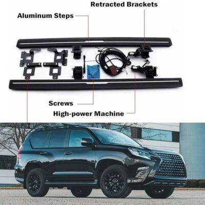 Tabla de correr eléctrica desplegable Nerf Bar escalón lateral para Lexus GX460 2010-2023 Foto 1 de 4