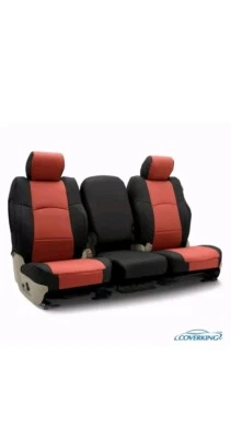 Fundas de asiento Coverking personalizadas de cuero sintético premium FR: (2007-2010 Jeep Wrangler) Foto 1 de 4