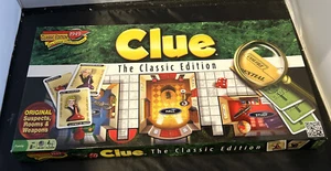 CLUE GREAT DETECTIVE GAME THE CLASSIC EDITION, missing 1 weapon and notepad - Picture 1 of 3
