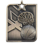 Basketball Centurion 3D Sports Medal 53x40mm FREE ENGRAVING RIBBON UK PP MM15012