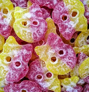 2 Pounds Swedish Bubs Sour Skull Candy Original from Sweden - Classic lösgodis - Picture 1 of 4