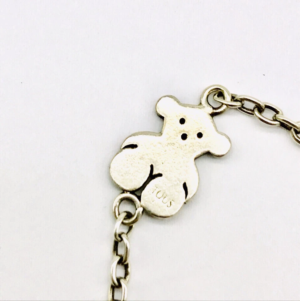 Pulsera con dije de plata de ley estampada Tous pieza preciosa de regalo Foto 1 de 4