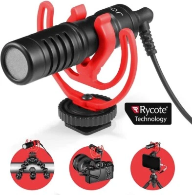 JOBY Wavo Mobile Compact On-Camera Microphone with Rycote Shock Mount