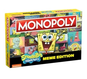 Monopoly: Spongebob Squarepants - Meme Edition - NEW in Box - Picture 1 of 3