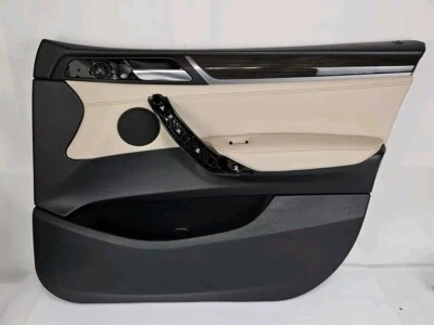 Cubierta interior del panel de ajuste de la puerta delantera derecha del pasajero BMW X3 X4 F25 F26 11-18 FABRICANTE DE EQUIPOS ORIGINALES Foto 1 de 4