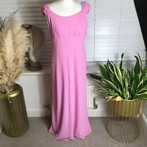 Abercrombie and Fitch pink maxi dress size XL - Picture 1 of 6