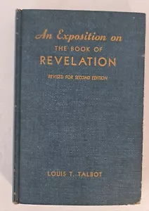 Exposition Book of Revelation by Louis Talbot 2nd Edition with Fold Out Chart - Foto 1 di 7