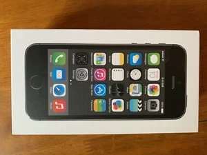 iPhone 5S 32GB Box With Insert, Earbuds, Stickers - BOX ONLY NO PHONE - Picture 1 of 9