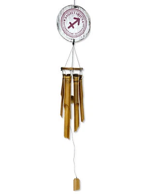 Zodiac Sagittarius Bamboo Wind Chime - 41" Indoor Outdoor Hanging Home Décor - Image 1 of 4
