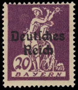 BAVARIA 259 (Mi122) - Electricity Definitive "Deutsches Reich"  (pa70633) - Picture 1 of 1