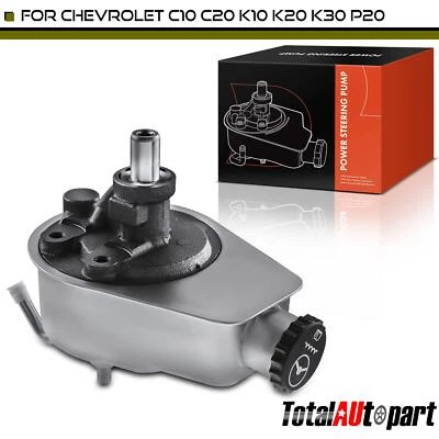 Power Steering Pump w/ Reservoir for Chevrolet C K GMC K1500 K2500 K3500 7839797 - Image 1 of 4