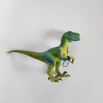Schleich 9019104 Dinosaurs Velociraptor Toy Plastic Blue & Green - Image 1 of 4