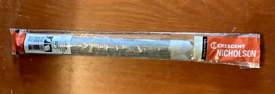 Nicholson 05059N 10" File Single Cut Half Round American Smooth Pattern - Image 1 of 2