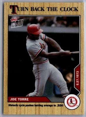 2020 Topps Now Turn Back the Clock #89 Joe Torre St. Louis Cardinals - Image 1 of 2