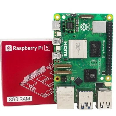 Raspberry Pi 5 4gb 8gb Ram Board 2.4GHz 64-bit CPU Bluetooth Wifi for DIY - Image 1 of 4
