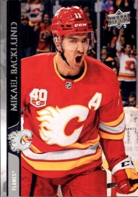 2020-21 Upper Deck #26 Mikael Backlund CALGARY FLAMES - Image 1 of 2