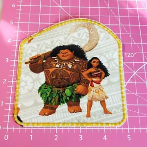 Toppa Moana Iron-On Principessa Applique Patch Ricamata Cartone Animato Principessa - Foto 1 di 6