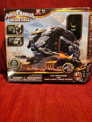 Megaforce Lion Mechazord & Robo Knight Power Ranger Figura de Acción Vehículo Foto 1 de 4