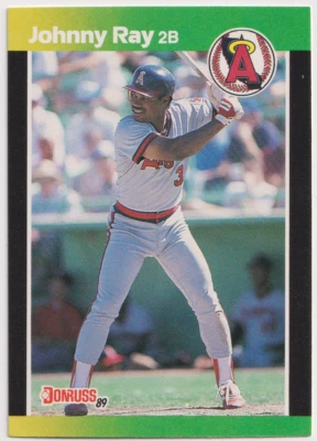 1989 Donruss Baseballs Best #195 Johnny Ray California Angels - Image 1 of 2