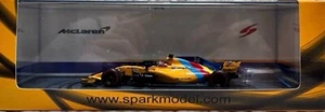 SPARK 1/43 McLaren Renault MCL33 2018 Abu Dhabi GP Alonso Last F1 Race Donut Tur - Picture 1 of 5