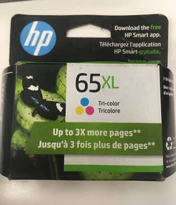 Genuine OEM HP 65XL Tricolor  N9K03AN option 140 / Sealed / Exp. 05/24 - Picture 1 of 2