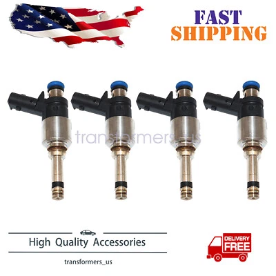 4x Inyectores de combustible para Kia Soul 2017-2019 2018-2020 Hyundai Accent 1,6 L l4 Foto 1 de 4