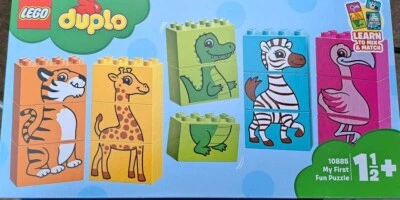 Lego Duplo My First Fun Puzzle 10885 Building Kit 15 Pcs Toddlers Toy Retired - Image 1 of 4