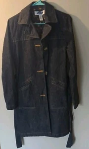 Chaqueta utilitaria Old Navy Denim para mujer larga por encima de la rodilla - Imagen 1 de 5