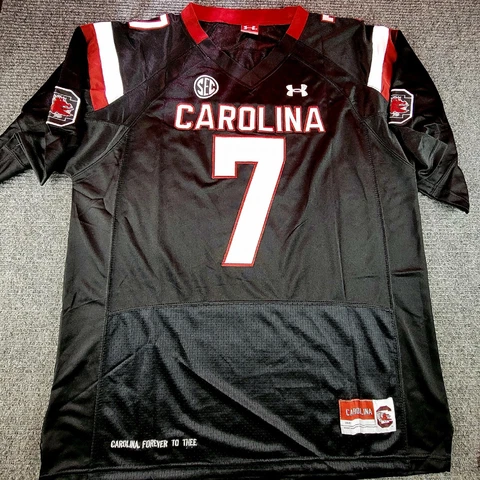 South carolina gamecocks Spencer Rattler Black Home 2X football Jersey new Cover