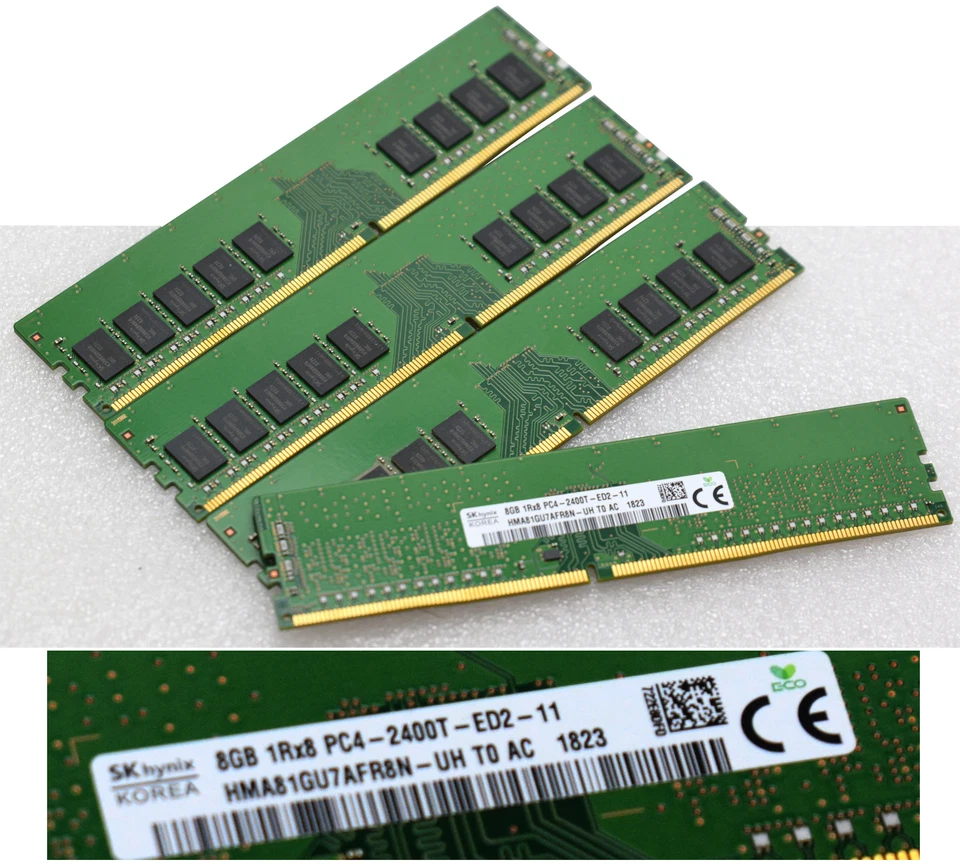 8GB DDR4 ECC SPEICHER MEMORY HYNIX HMA81GU7AFR8N-UH FUJITSU TX1320 M3 M4 MEM-1 - Bild 1 von 1