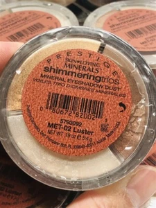 Lot of 15 Prestige Shimmering Trios Mineral Eyeshadow (MET-02 Luster) See Notes! - Picture 1 of 3
