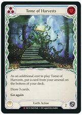 1x TOME OF HARVESTS - Flesh and Blood TCG - Tales of Aria
