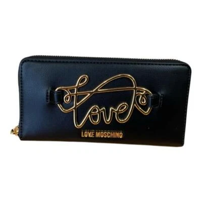 LOVE MOSCHINO PORTAFOGLI DONNA 2 DIVISORI CHIUSO con ZIP 8 CREDIT CARD JC5733 - Imagen 1 de 4