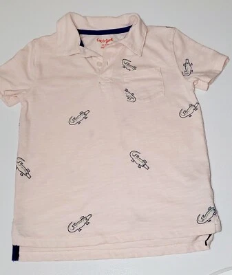 Camisa de manga corta con caimanes rosa y azul Cat & Jack 4/5 Cat & Jack para niños Foto 1 de 4